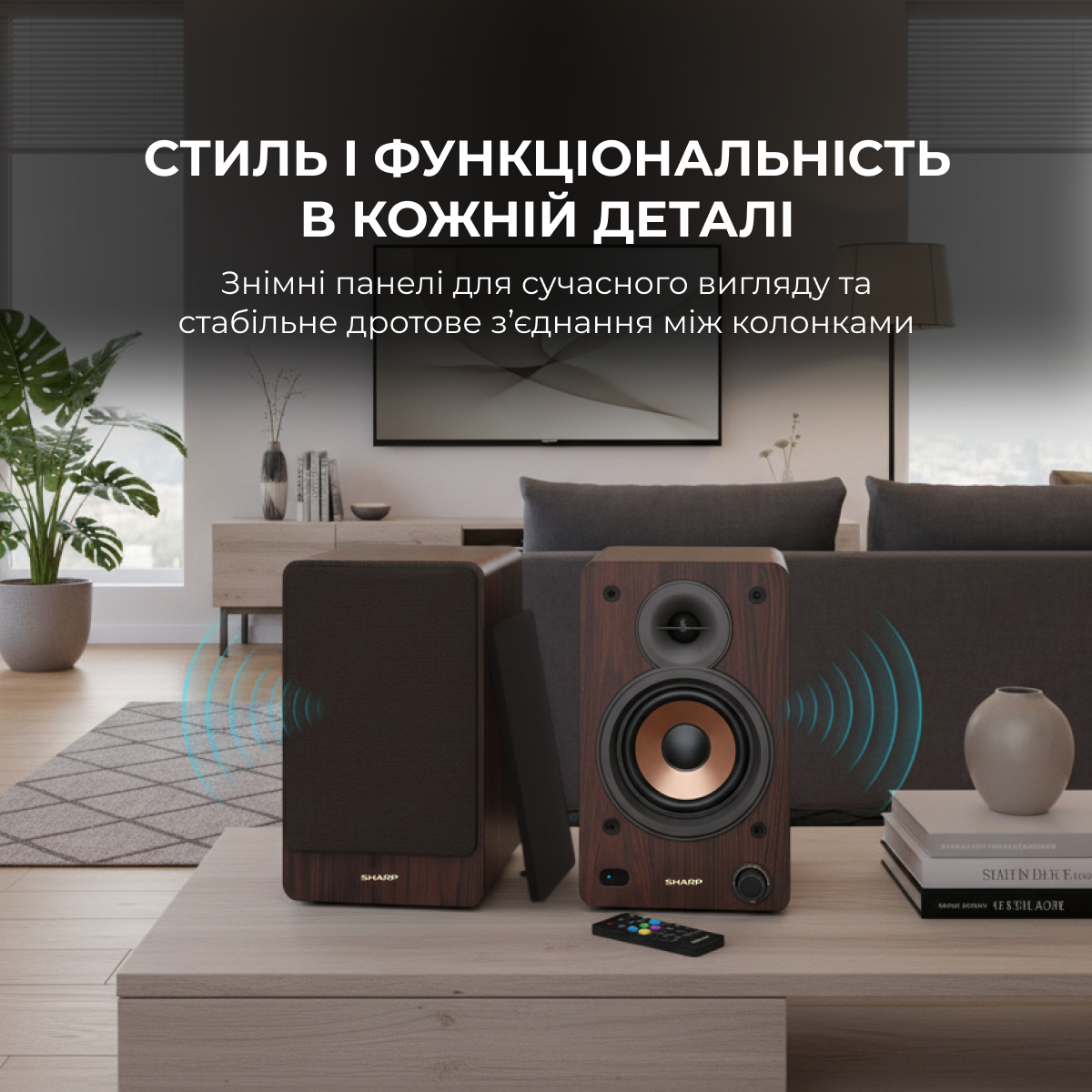 Музичний центр Sharp XL-B512(BR) Brown купити в офіційному