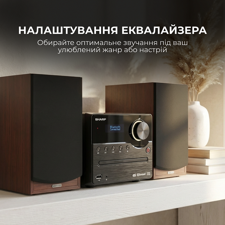 Музыкальный центр Sharp XL-B517D(BR) Brown купить в официальном