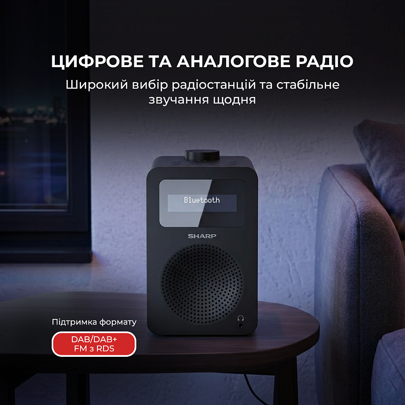 Радиоприемник Sharp DR-430 Black купить в официальном интернет