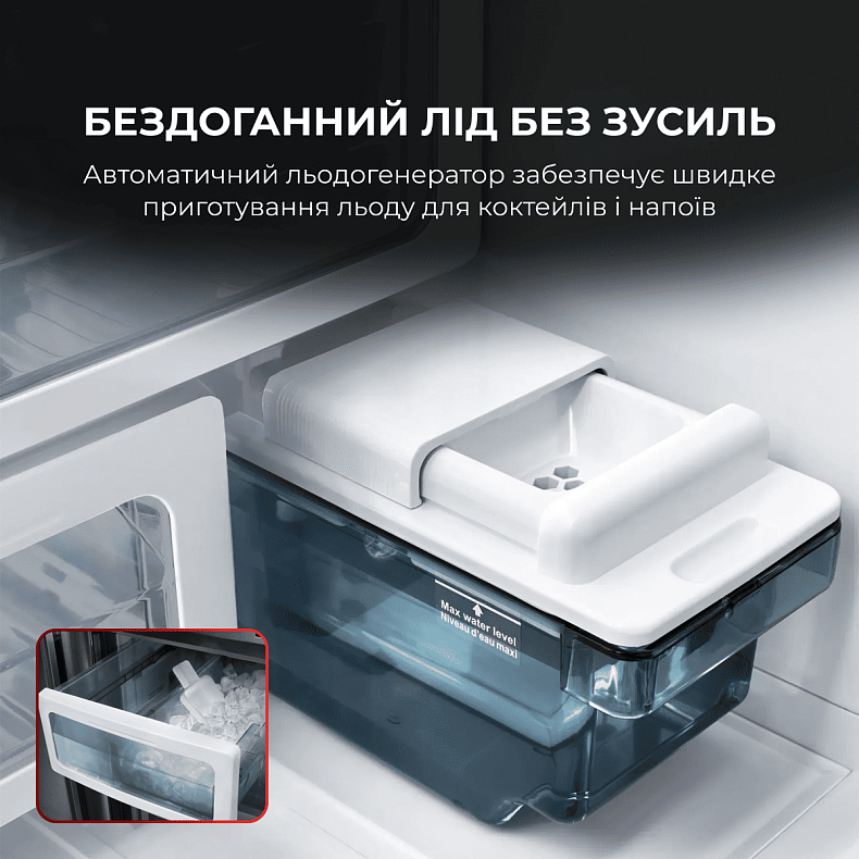 Багатодверний холодильник SHARP SJ-GP820C-BK купити в офіційному